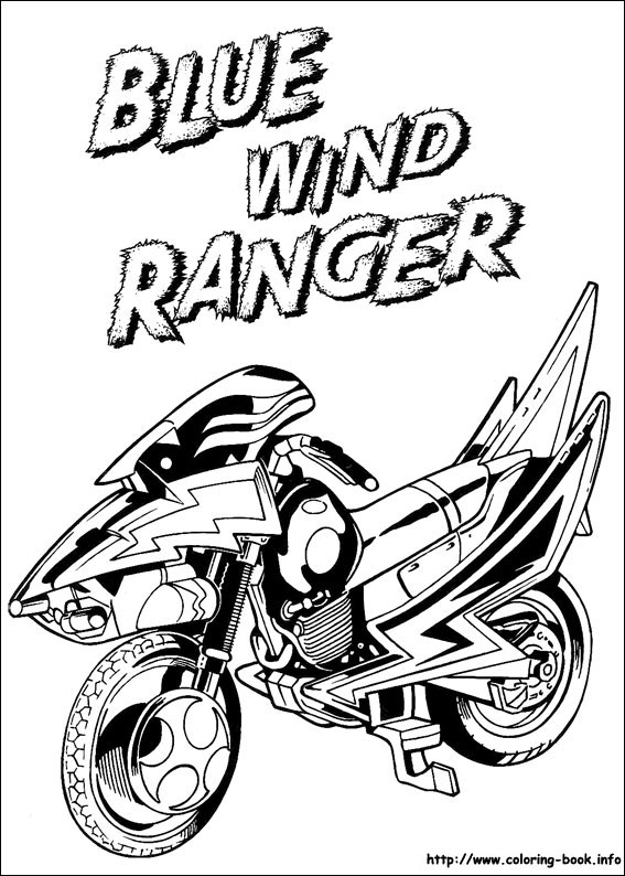 Power Rangers coloring picture